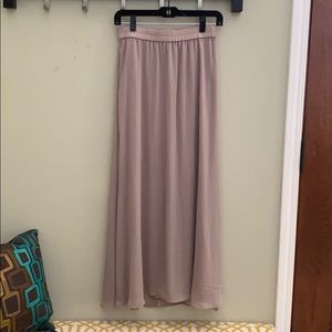 Old navy taupe maxi skirt